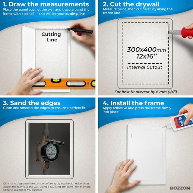Thumbnail 2 de Access Panel for Drywall 300 x 400 mm