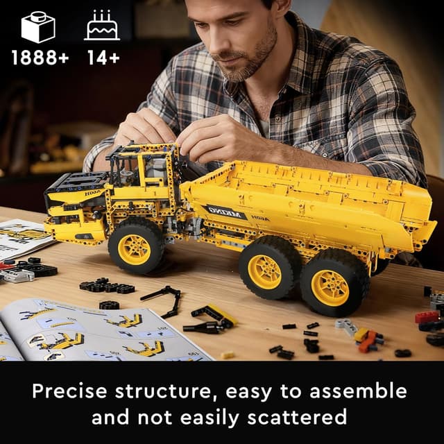 Thumbnail 5 de Mould King 17010 Dumper articulé 6x6 1888 pièces