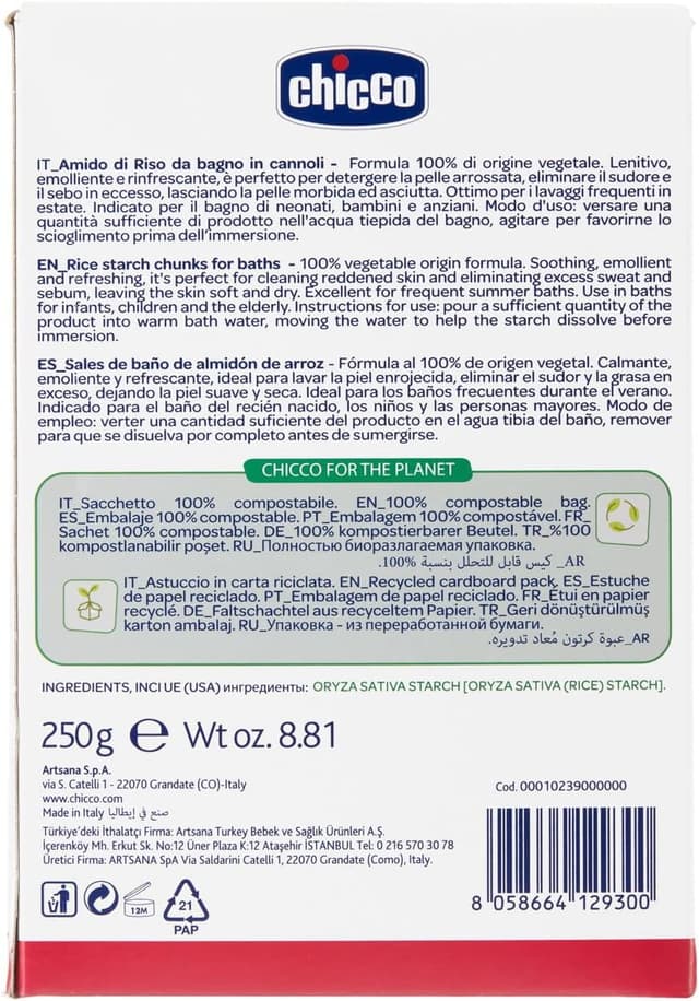 Thumbnail 3 de Chicco Baby Moments Amido di Riso 250 g