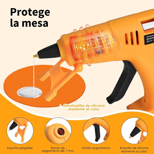 Thumbnail 4 de MAXDONE Pistola Silicona Caliente Inalámbrica 3000mAh