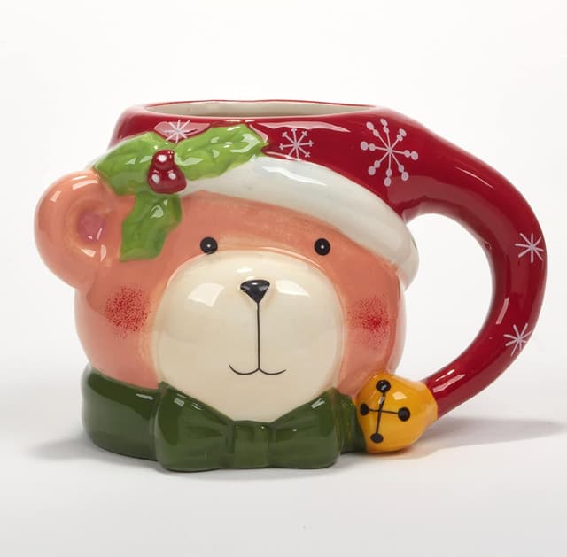 Detalle 2 de Certified International Holiday 4-Piece Mug Set (18 oz) — Multicolor Earthenware