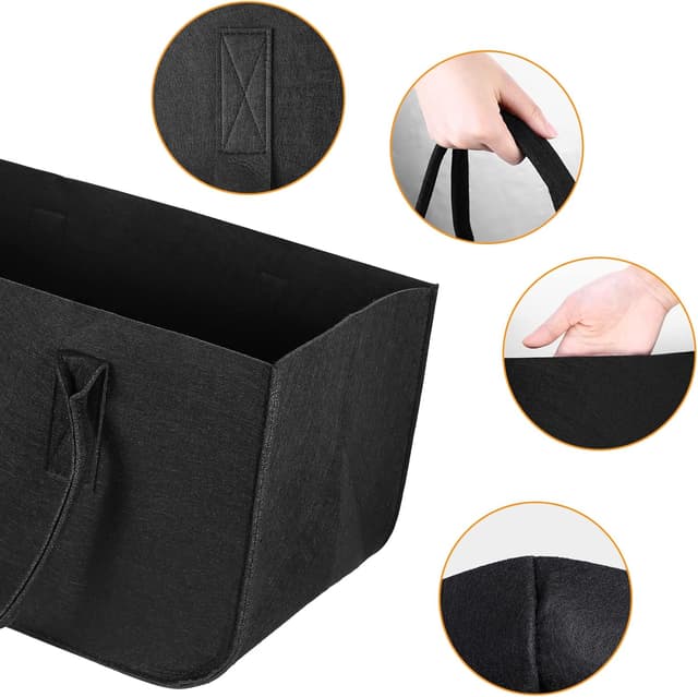 Thumbnail 2 de AiQInu Borsa in Feltro per Legna da Ardere 50x25x25cm