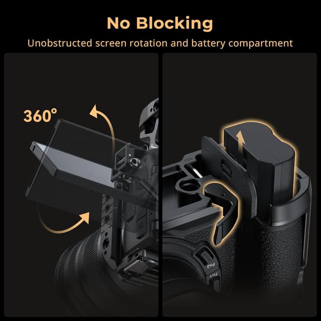 Detalle 2 de SmallRig Cage Z6 III pour Nikon Z6 III (4519) : cage complète anti-torsion avec plaque Arca rapide