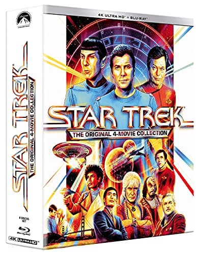 Detalle de Star Trek I–IV Pack 4K UHD + Blu-ray — Colección 4 películas 📀