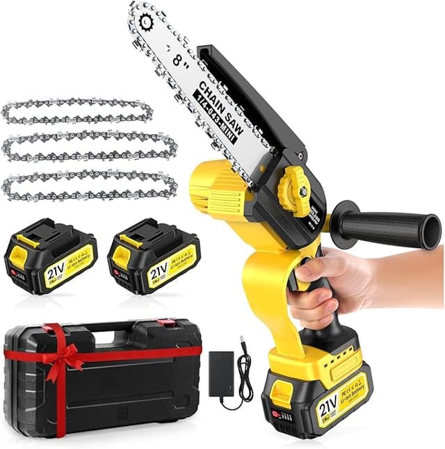 Imagen de Mini Motosierra Batería 8000mAh, 1000W Sin Escobillas 🪚 en OfertitasTOP