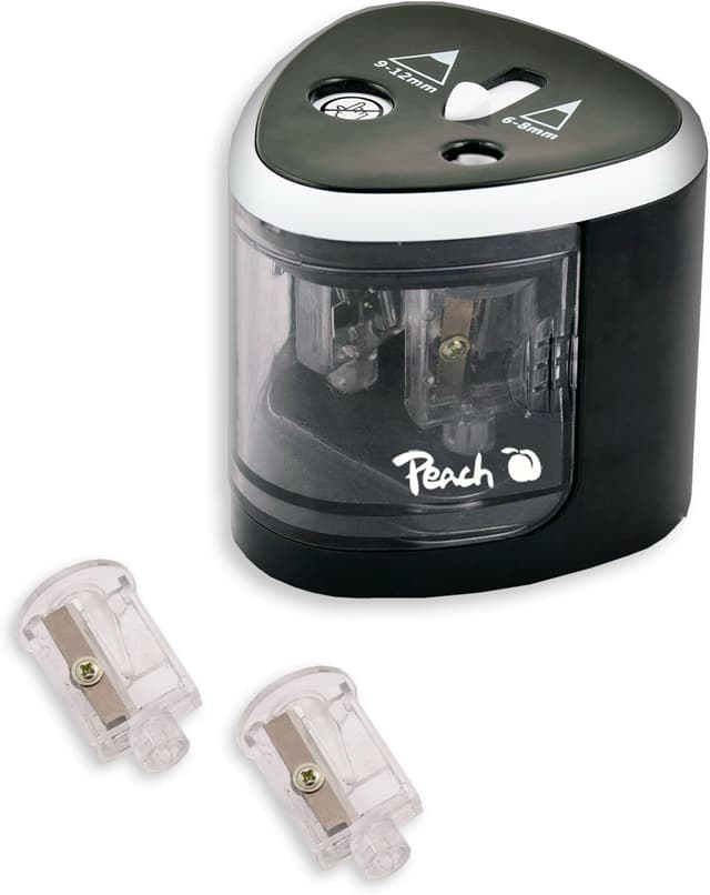 Detalle de Peach PO102 Elektrischer Spitzer 6–12 mm