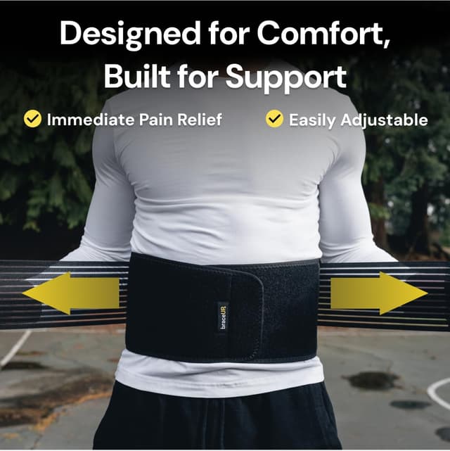 Thumbnail 2 de BraceUP Back Support Belt L/XL 90-110 cm