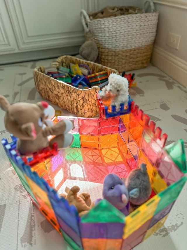 Thumbnail 6 de Mattonelle magnetiche 60 pezzi STEM per bambini 🧩