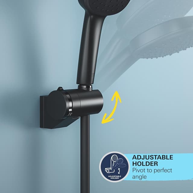 Thumbnail 5 de GROHE Vitalio Universal Quickfix 🚿 Soporte Mural Regulable, Negro Mate