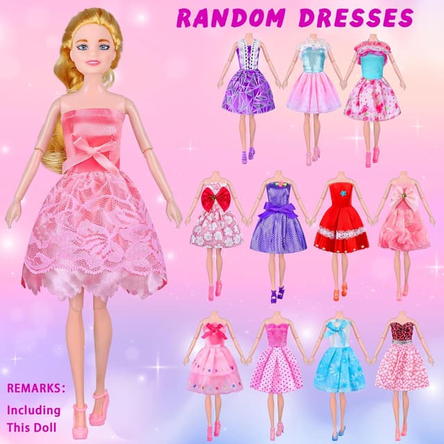 Thumbnail 2 de 135-Pc Doll Clothes Set