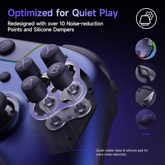 Detalle 1 de EasySMX X05PRO, manette sans fil 1000 mAh