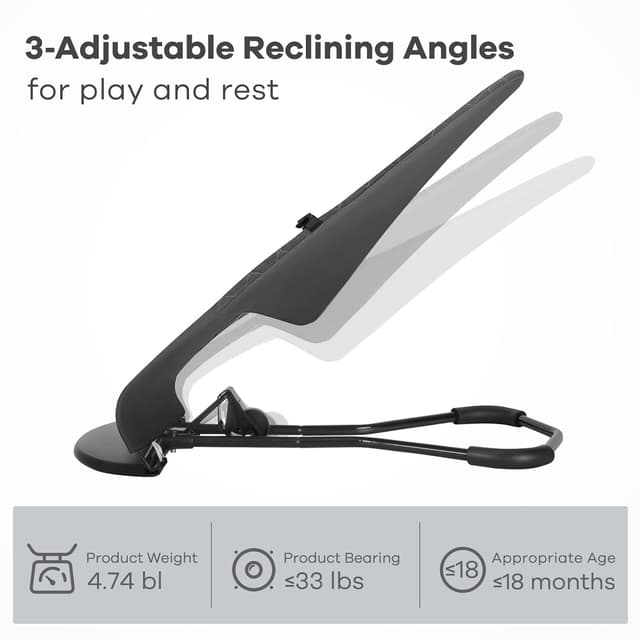 Thumbnail 1 de HKAI Baby Bouncer Portable Seat 0-18 Months