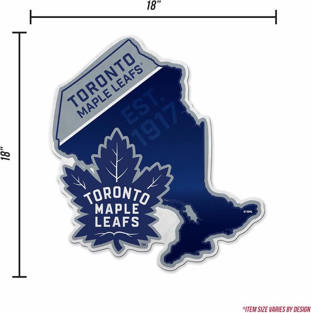 Detalle de Rico Industries NHL Pennant Shape Cut Pennant (Felt, EZ to Hang) for Living Room & Man Cave Decor