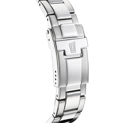 Detalle 2 de Festina Swiss Made Herrenuhr F20024/6 Classic Steel – analog aus Edelstahl 316L mit Quarz & Datum