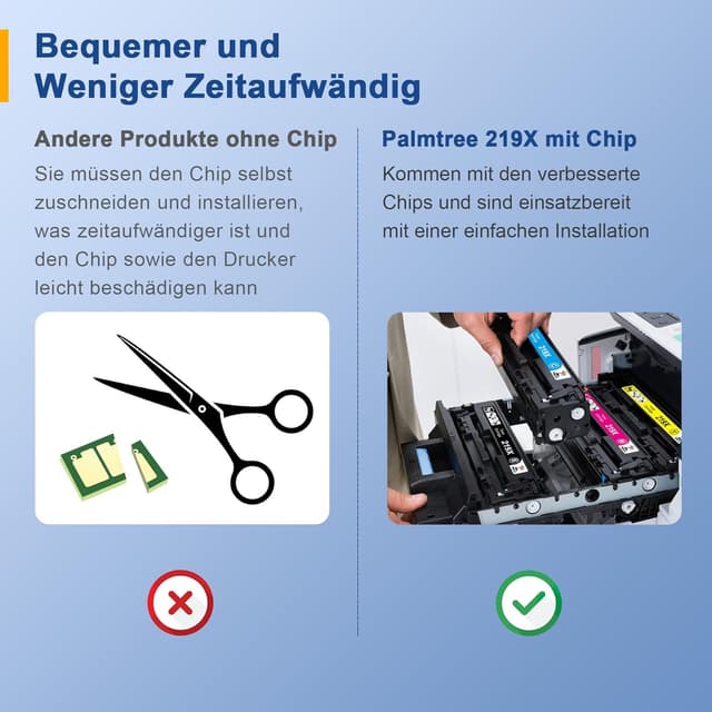 Detalle 2 de Palmtree 219X Toner 4-Pack mit Chip