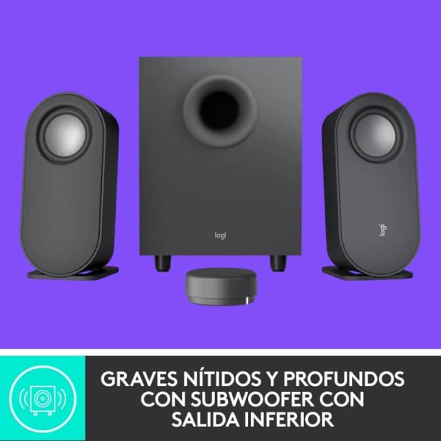 Detalle 2 de Logitech Z407 altavoces 2.1, 40 vatios