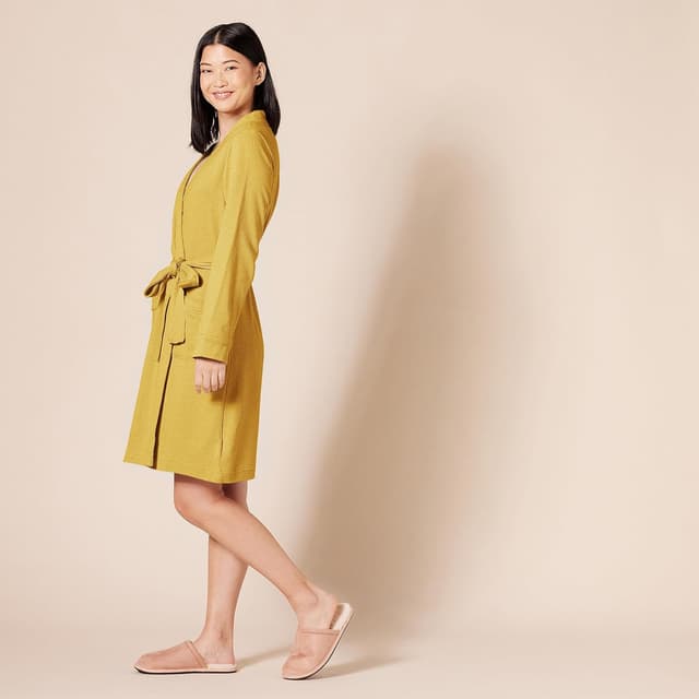 Detalle 1 de Amazon Essentials Lightweight Cotton Waffle Robe