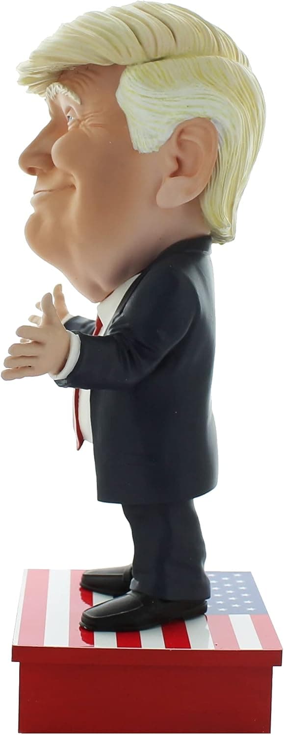 Detalle 2 de Mimiconz figurine dei leader mondiali: Donald Trump, 20 cm, hand painted