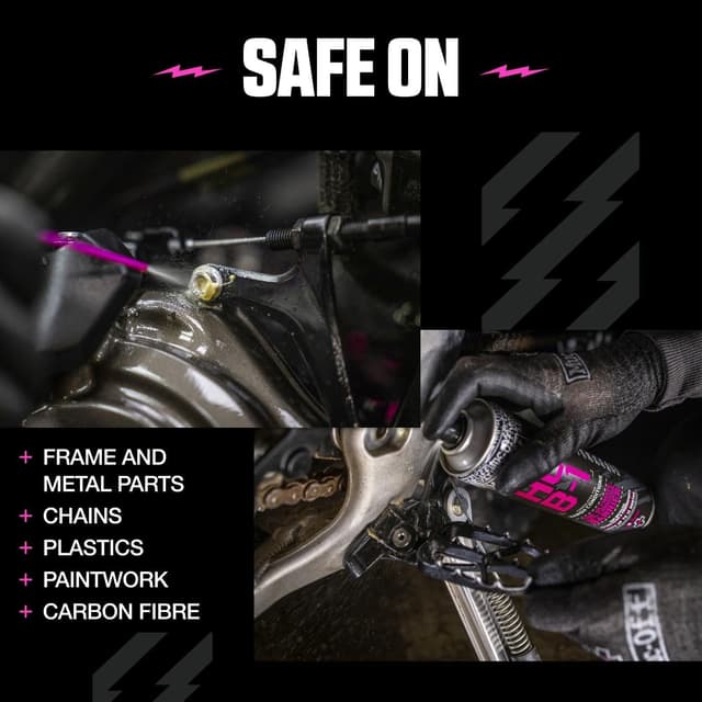 Detalle 2 de Muc Off HCB-1 Korrosionsschutz-Spray (Harsh Condition Barrier) 400 ml – Schwarz