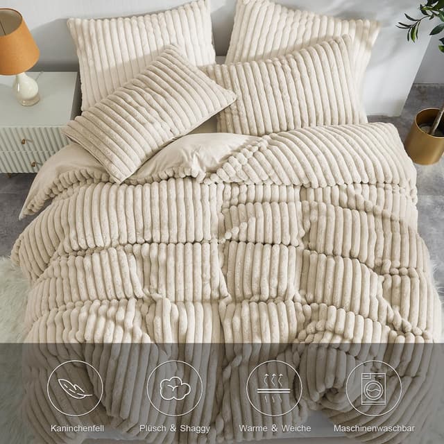 Thumbnail 3 de Lanqinglv Winter Plüsch Bettwäsche 200x220