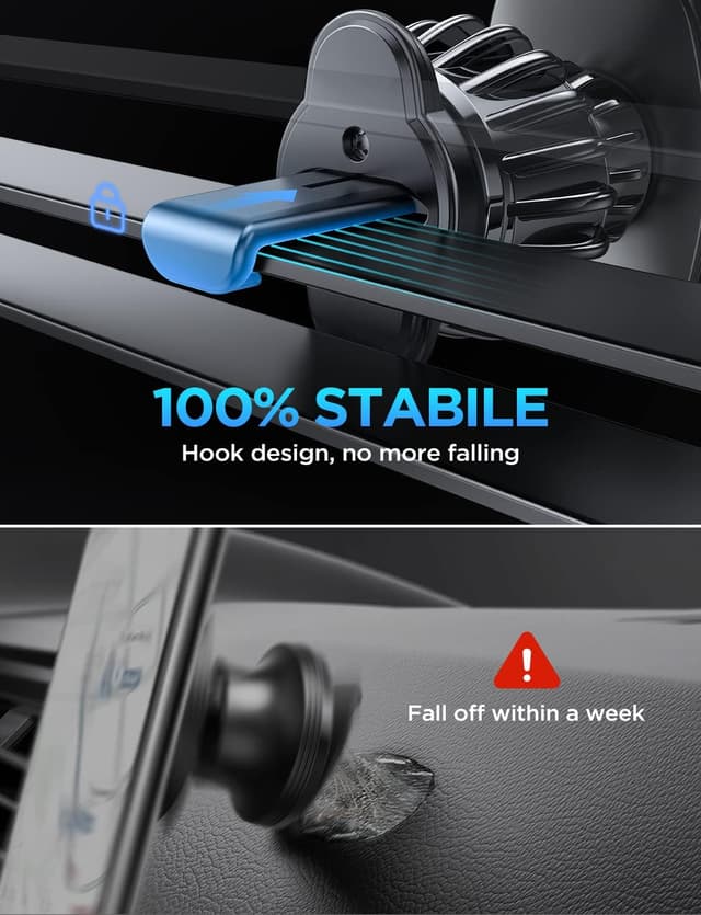 Thumbnail 4 de LISEN 2 Pack Magnetic Phone Holder for Car