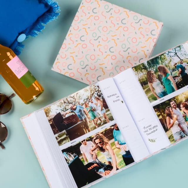 Detalle 2 de Memo-Album „Sprinkled“ für 200 Fotos im Format 10×15 cm (Snakes) – mit Beschriftungsfeld