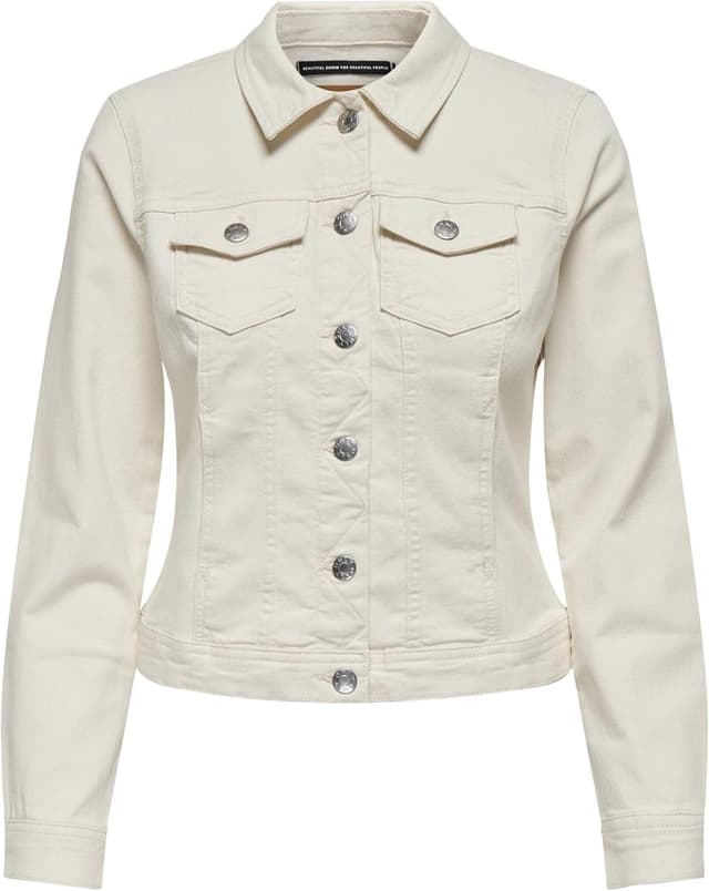 Detalle de ONLY Female Jeansjacke ONLWONDER Jeansjacke (Langarm) für einen lässigen Denim-Look