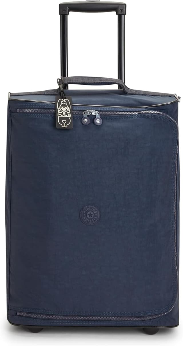 Detalle de Kipling Teagan C Bolsa de Viaje con Ruedas ✈️ Azul