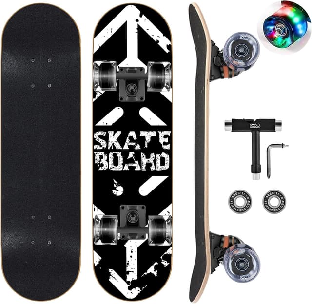 Thumbnail 6 de GIEEU Skateboard 22 Zoll für Anfänger