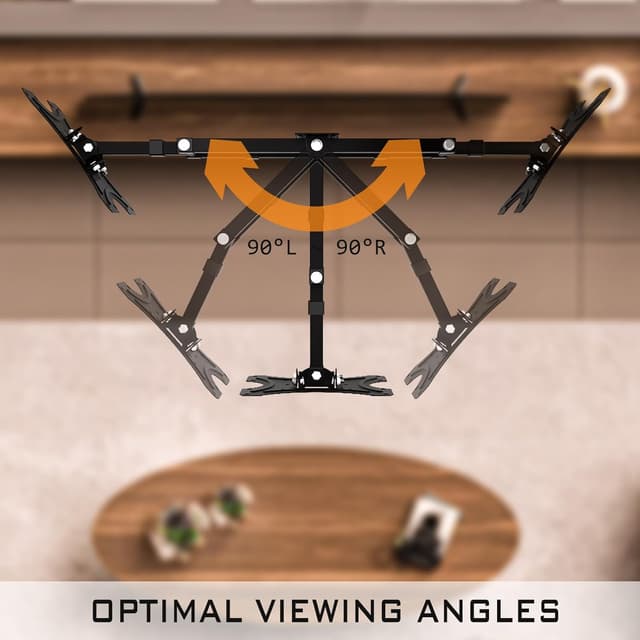 Detalle 2 de Muchen support mural TV pivotant 90°