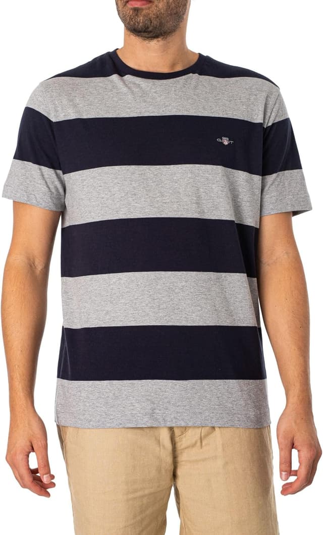 Thumbnail 6 de GANT Bar Stripe Ss T-Shirt Herren