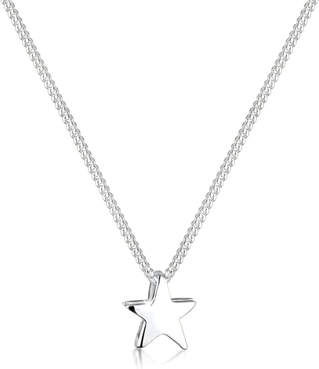 Detalle de Elli Halskette Stern Anhänger 45 cm Silber 925