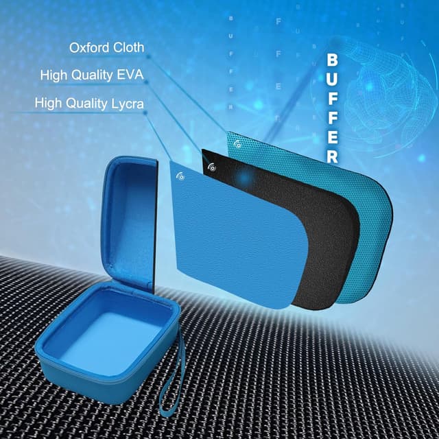 Detalle de XANAD Tasche für Kamera – kompatibel mit Polaroid Now Gen 3 / Now Gen 2 / Polaroid i Type (Blau)