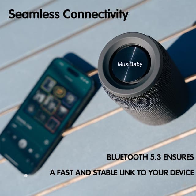 Thumbnail 6 de MusiBaby M68 Portable Bluetooth Speaker 24H