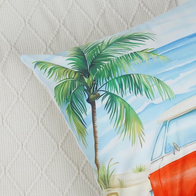 Thumbnail 3 de Bonhause Summer Beach Cushion Cover 45x45 cm