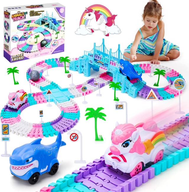 Imagen de Race Track Toys 194PCS construction set for girls en OfertitasTOP