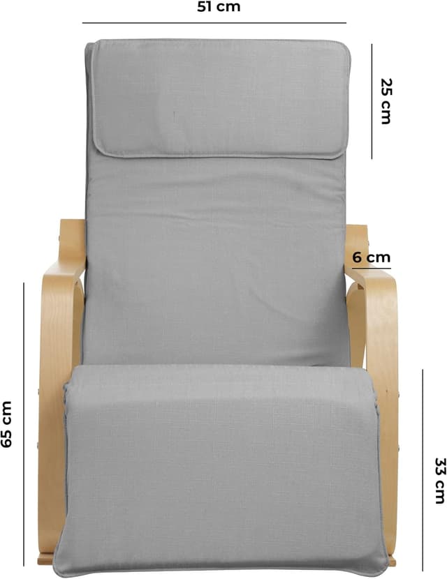 Thumbnail 2 de Baroni Home Sedia a dondolo 150 kg