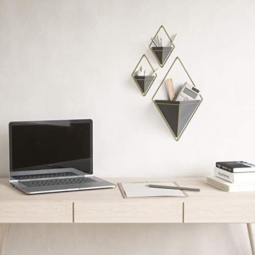 Thumbnail 9 de Umbra Trigg soporte decorativo de pared, negro/dorado 🏠