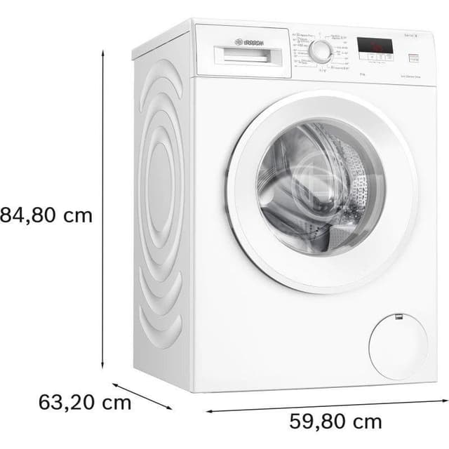 Detalle de Bosch Serie 2 WGE03200EP Lavadora 8 kg blanca