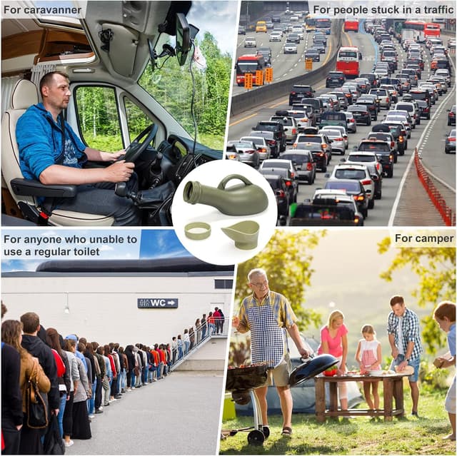 Thumbnail 5 de Urine Bottles Male 2-pack 1000 ml travel urinal 🚽