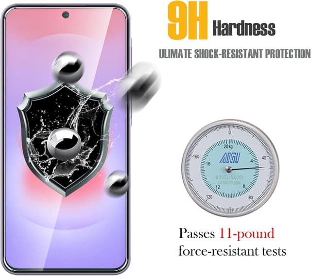 Detalle 2 de WFTE A37 5G screen protector 2 pack