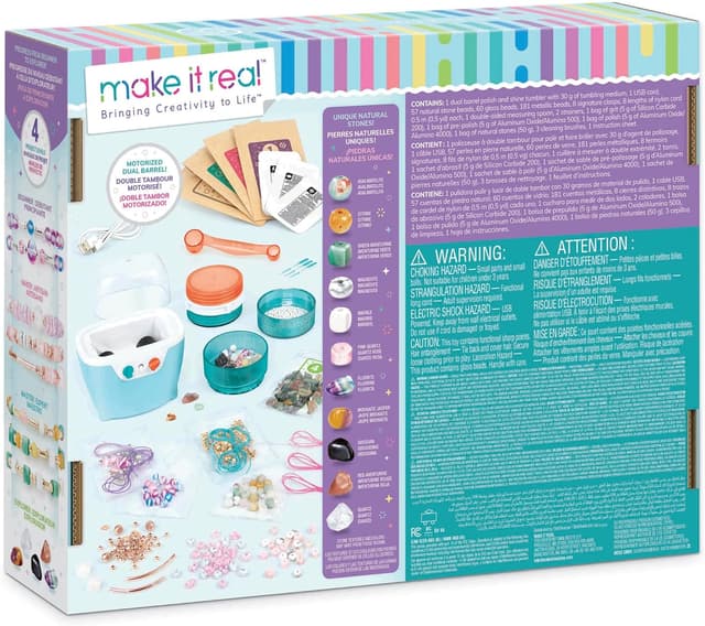 Thumbnail 6 de Make It Real Rock Tumbler 327pc jewelry kit