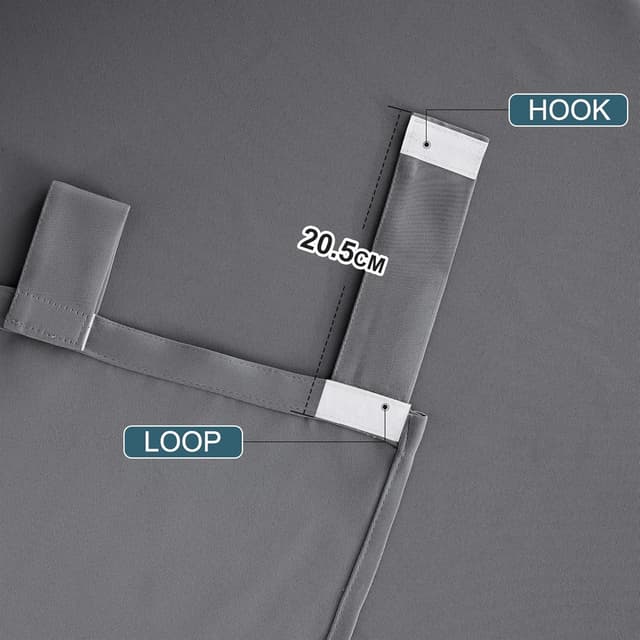 Detalle de Outdoorvorhänge PONY DANCE 2er Set 213 cm