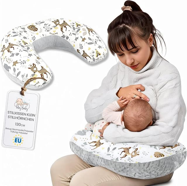 Detalle de Totsy Baby cuscino allattamento e gravidanza 130 cm in grigio cervo