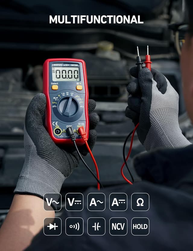 Detalle 2 de AstroAI 130B multímetro digital 4000 cuentas