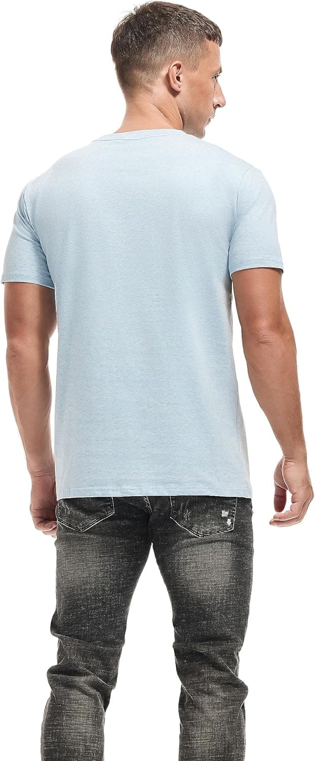 Detalle 2 de VEIISAR Herren T-Shirt Slim Fit 2er-Set