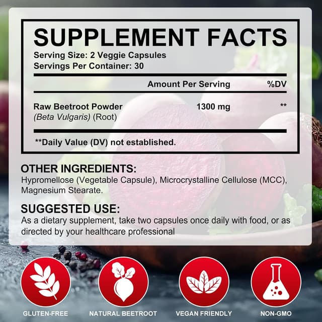 Thumbnail 5 de Cápsulas de remolacha 60 cápsulas