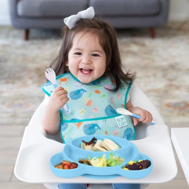 Thumbnail 6 de Vicloon Baby Teller mit Saugnäpfen aus Silikon – rutschfestes Baby-Tischset für Kleinkinder