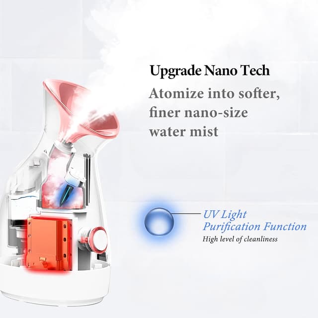 Detalle 2 de Colorfarm Nano Ionic Facial Steamer 104℉