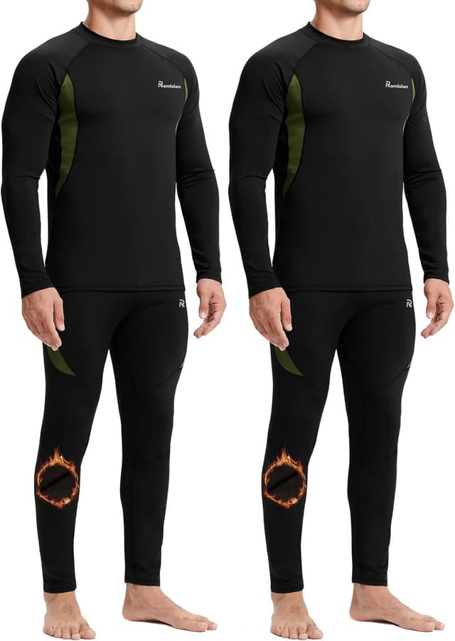 Imagen de romision 2 Pack Thermal Underwear Base Layer Set en OfertitasTOP